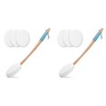 thumbnail image 1 of Lotion Applicator for Back, Feet, 4 Replaceable Pads, 1 Long Handle, 1 of 5