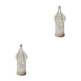 thumbnail image 1 of Cateissary Retro Style Moroccan Lantern Light Props Lamp Desk Iron for Wedding Events Blanco S 2piezas, 1 of 1
