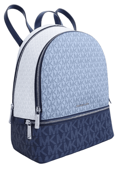 Michael Kors Rhea Medium Color-Block Signature Logo Backpack Light Sky Multi Michael Kors Rhea Medium Color-Block Signature Logo Backpack  main image 3