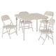 thumbnail image 2 of ✨ Set de 5 Piezas - Mesa + 4 Sillas Plegables para Niños | Perfecto para Comer, Pintar, Jugar y Aprender en Casa, Guardería o Escuela, beige, 2 of 9