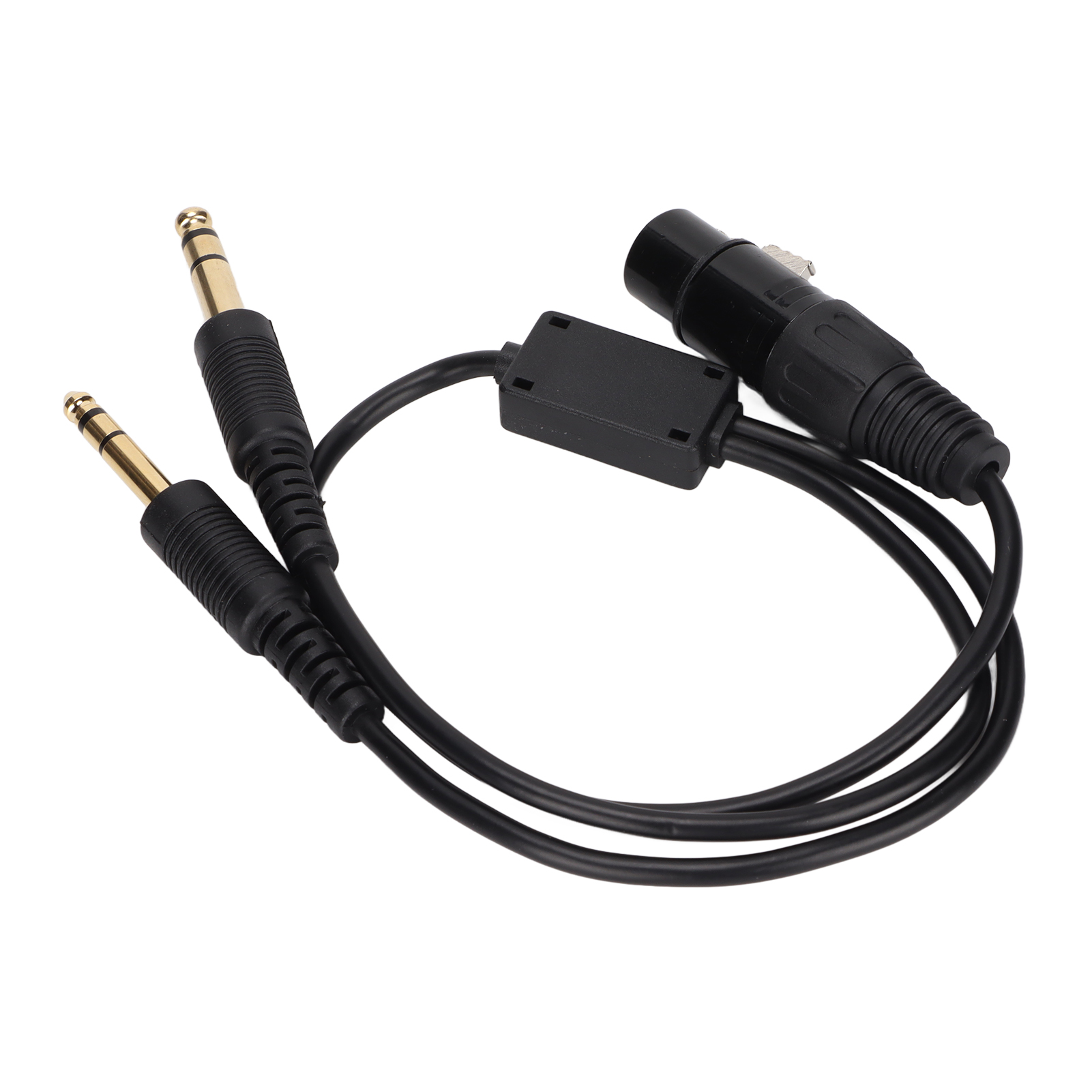 Xlr To Ga Dual Plug Cable Adapter For Airbus Headphone Adapter For Aviation Headphones With 5 7790