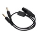 thumbnail image 3 of Cable de conversión XLR a 2 GA ANGGREK adaptador de auriculares de aviación estirable Plug and Play de 5 pines, 3 of 8