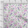 thumbnail image 2 of oneOone Cotton Flex Fuschia Pink Fabric Florals Sewing Craft Projects Fabric Prints By Yard 40 Inch Wide, 2 of 4