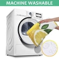 thumbnail image 6 of Yellow Lemon Fruit Slices White Pattern Square Tablecloth,Waterproof Square Table Cover,Wipeable Spillproof Washable Table Cover for Home Kitchen Party Decor 60"x60"(152x152cm), 6 of 6