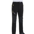 thumbnail image 3 of Momasggi Men's Hiking Pants Lightweight Outdoor Sports Trousers Fashion Color Block Trekking Pants with Zipper Pockets Black XL, 3 of 9