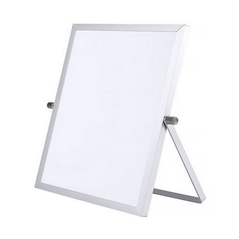 Whiteboard Magnetic Board Erase Dry Desktop Foldable Easel Stand White  Portable Small Mini Standing Erasable Office Kids