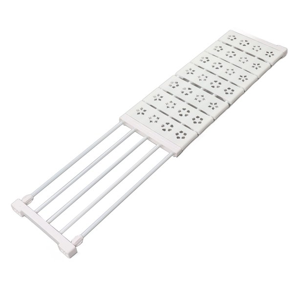 Telescopic Tension Shelf Divider, Steel Pipe PP No Drill Robust 24cm