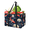 Multicolor 3, variant on CURLYOOT Coastal Starfish Seashell Reusable Grocery Bag, Large Foldable Grocery Totes Shopping Bag for Groceries, Farmhouse Shopping Bags with Handles for Kitchen Trunk Picnic