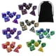 thumbnail image 3 of Juego de dados poliédricos acrílicos de 49 piezas, D8, D10, D12, D20, juguetes, dados rodantes bicolores, dados para juegos de rol, juegos de mesa KTV Estilo E Macarena dados de juego, 3 of 8