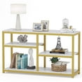 thumbnail image 3 of Tribesigns 47 Inch TV Stand 4 Tier Storage Shelf Console Table Sofa Entryway Table for Living Room Bedroom, 3 of 5