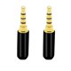 thumbnail image 1 of Conector De Soldadura De Audio De 3,5 Mm, 3,5 Mm, 4 Polos, Chapado En Oro, Cable De Audio Para Bricolaje, Conector De Terminal De Repuesto, Soporte Para Micrófono Youcheng Para Reparar Y Reemplazar Au, 1 of 1