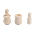 thumbnail image 5 of Conjunto de Combinación de Caja y Maceta de Madera CHAO con Figuras de Madera Pintadas a Mano para Niños, 5 of 5