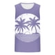 thumbnail image 3 of Hombres Moda Casual sin Mangas Impresión Suéter Cuello Redondo Tanque Deportivo, 3 of 4