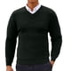 thumbnail image 1 of pstuiky Camisas casuales de manga larga para hombre, Suéter de color sólido para hombre, cuello en V, manga larga, cubrecabezas, capa inferior, camisa camisetas de hombre m, 1 of 5