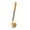 Yellow, variant on Stiff Bristle Brush for Cleaning Long Handle 28cm, Hard Bristle Cleaning Brush with 360 Rotating Head, for Pots, Tiles, Bathtubs, Kitchen and Bathroom
