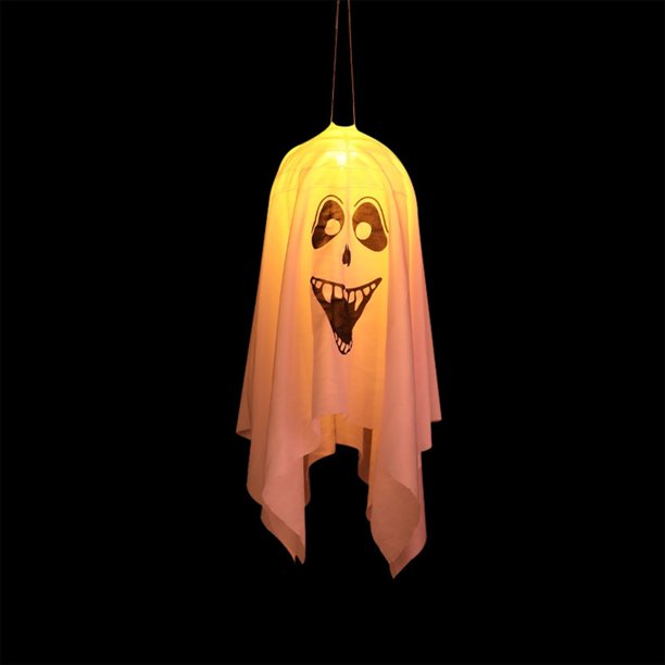 Halloween LED Decorative Light Ghost Lantern String Handheld Pumpkin Lantern Luminous Ghost Hanging Lamp