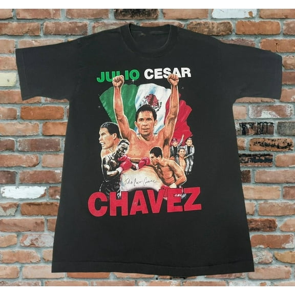 New Julio Cesar Chavez T-Shirt Gift For Man Woman Black Size S-4XL Unisex AH054