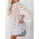thumbnail image 1 of Blusas de manga larga con cordón, blusa de gasa con cuello en V y manga larga, blusas de manga larga con estampado floral, las mejores de su clase, 1 of 5