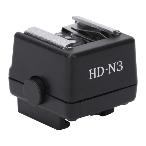 Adaptador de zapata para flash de PC HD‑N3, accesorio para cámara de vídeo