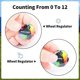 thumbnail image 3 of Golf Score Counter Colorful Golf Stroke Score Keeper with Reset Clip Golf Accessory Supplies, 3 of 5