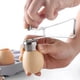 thumbnail image 3 of Tijeras de acero inoxidable para abrir huevos duros, la mejor relación calidad-precio | Ideal para huevos duros y uso en la cocina | abs, As, Akmoler, 3 of 8