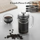 thumbnail image 4 of Cafetera Irfora Cafetera francesa de doble pared de 20 oz, cafetera de vidrio de borosilicato resistente al calor con filtro de acero inoxidable de alta densidad Irfora Cafetera, 4 of 7