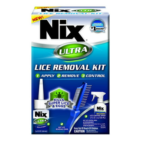 Nix Ultra Lice Removal Kit, Kills Super Lice, 1 (Best Lice Removal Kit)