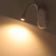 thumbnail image 3 of Luz de lectura de libros USB se puede cargar 3 colores brillo ajustable clip flexible luz de libro luz de libro luz de noche blanca, 3 of 10
