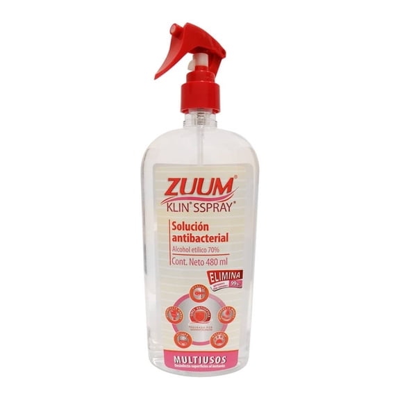 Solución antibacterial Zuum Klin Sspray multiusos 480 ml