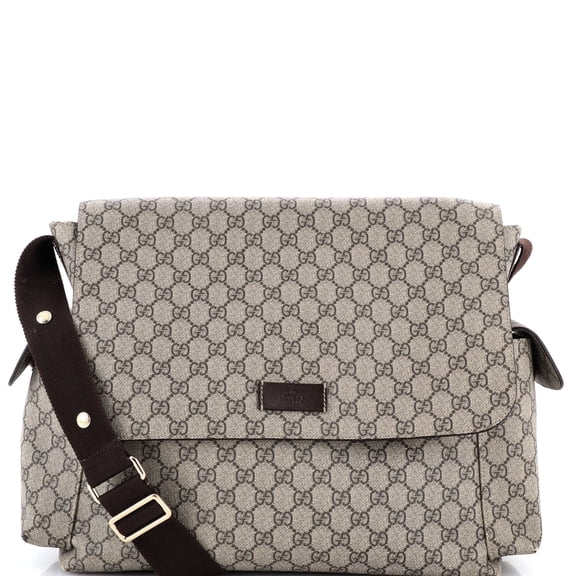 Pre-Owned Diaper Bag GG Coated Canvas By Rebag