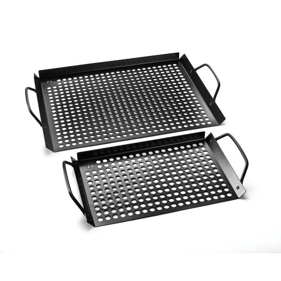 Sartén para Parrilla Outset Negra con Mango Extraíble, Antiadherente, Juego de 2