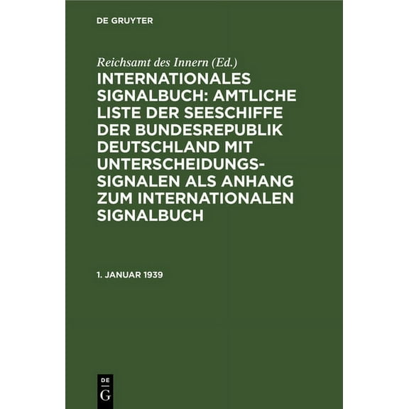 1. Januar 1939 (Hardcover)