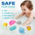 thumbnail image 2 of BenBen 6Pcs Color Changing Bath Toys for Toddler, No Hole Mold Free Ocean Animal Baby Bathtub Toys, 2 of 7