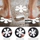 thumbnail image 3 of Paquete de 24 pegatinas blancas antideslizantes para bañera con raspador premium, 3 of 5