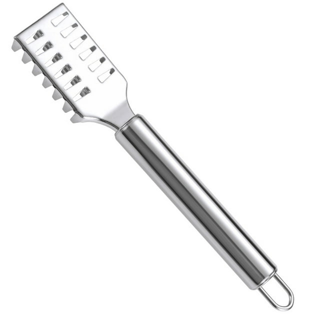 Skin Scraper Tool Stainless Kitchen Gadgets Hanging Round Pipe Fish Restaurant Accessory Scale Remover Household