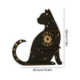thumbnail image 4 of Naittoop Gothic Cat Shaped Floating Shelf Wooden Wall Mounted Storage Rack for Crystals and Collectibles Decorative Display Shelf for Bedroom Living Room Witchy Home Decor C, 4 of 7