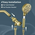 thumbnail image 5 of High Pressure 10 Modes with 59" Stainless Steel Hose Adjustable Holder, 5 of 5