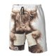thumbnail image 4 of Fotbe Relaxed Cute Cow Reading Trajes de Baño Estampados para Hombre, Shorts de Verano de Secado Rápido, Ropa de Playa, Bañadores-3X-Large, 4 of 6