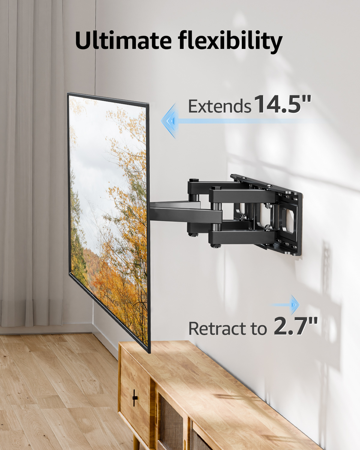 Mount Pro Full Motion TV Wall Mount, 26-70 Inch photo 6
