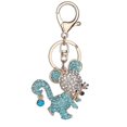 thumbnail image 1 of 3Colors Fashion Metal Alloy Mouse Shape Key Chain Decoration for Women Bag(Lake Blue), 1 of 1