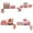 4PCS, variant on FLOPESN Door Corner Wall Stickers,Wooden Diamond Art Painting Valentine's Day Cabinet Frame Corner DIY Craft Home Decor-Train