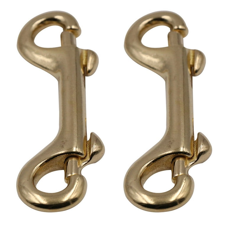Lobster Brass Clasp Clip Snap Hooks Clips Hook Double Swivel Strap Trigger  Snaps Ended Metal Bolt Clasps Claw Heavy Duty 