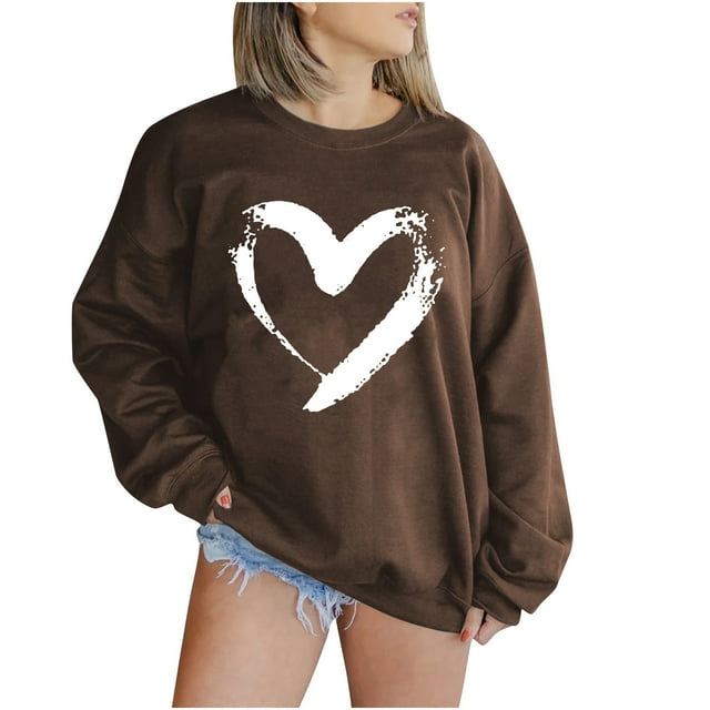 Cardigans à Capuche Surdimensionnés Bentgoes pour Femmes, Hauts Amples à Manches Longues à Col Rond avec Imprimé de Noël pour Femmes, Blouses et Chandails