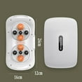 thumbnail image 2 of Electric Abdominal Massager Stomach Machine, Electric Bian Stone Tummy Kneading Instrument, Double Disc Large Area Massage, Forward/Reverse Massage, for Abdominal, Period Cramps Pain Relief., 2 of 6
