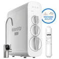 thumbnail image 1 of Restored Waterdrop G3P600 Tankless Reverse Osmosis System, 8-Stage Under Sink Water Filter, NSF/ANSI 42, 58 & 372 Certified, Smart LED Faucet, 2:1 Pure to Drain with WD-MNR35 Filter (Refurbished), 1 of 10