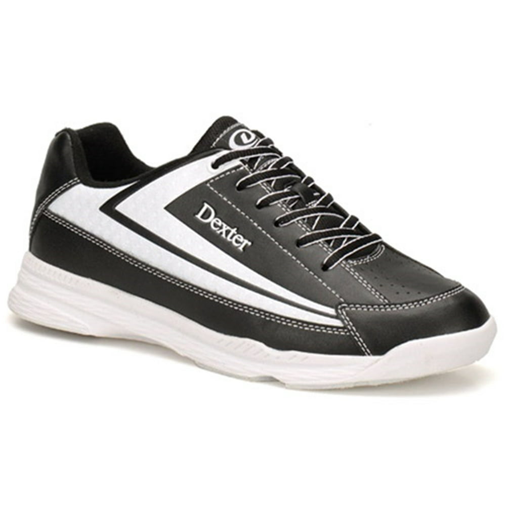 Dexter Mens Jack II Bowling Shoes- Black/White Wide Width - Walmart.com ...