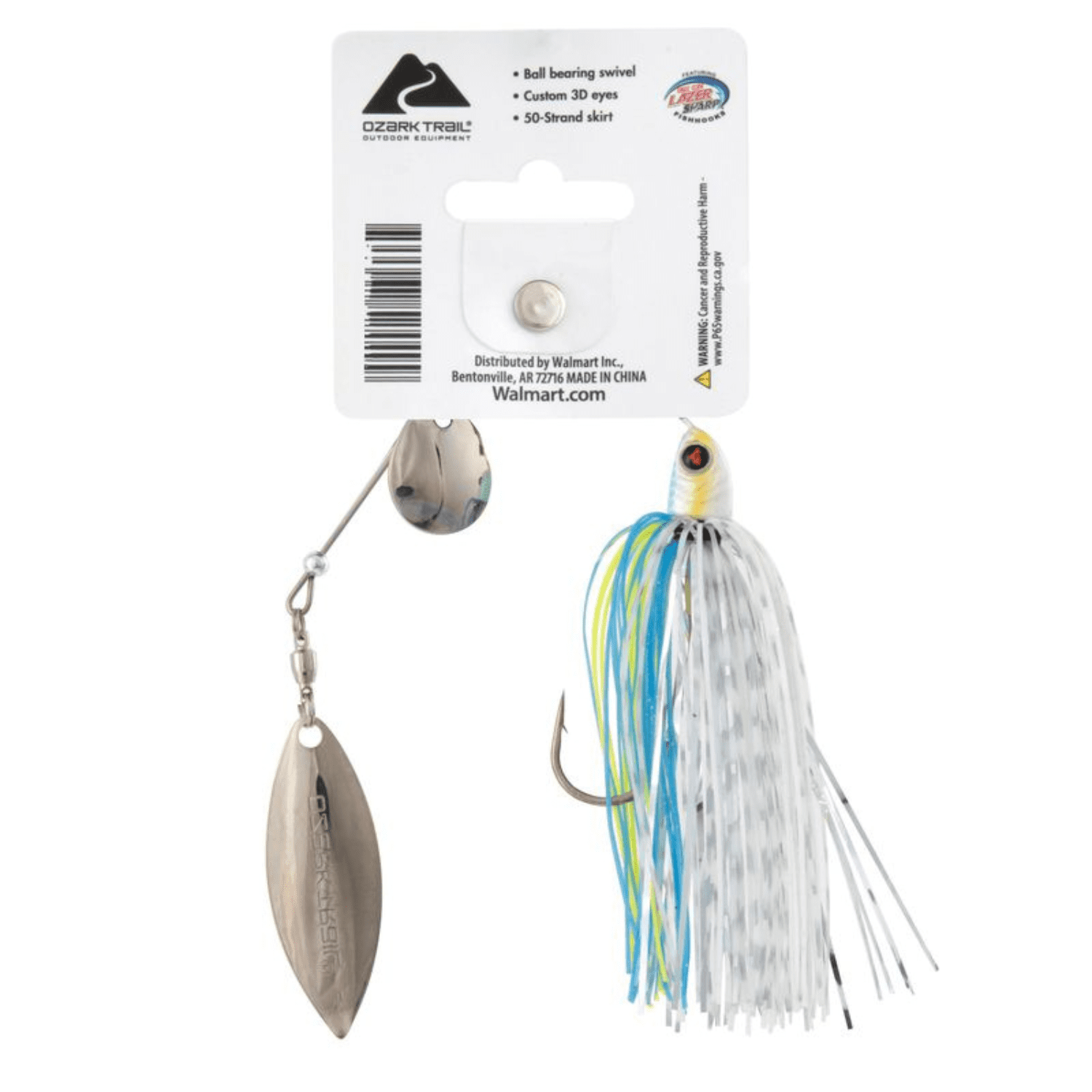 Ozark Trail Spinnerbait Fishing Lure 1/2 oz. – Sexy Shad