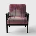 thumbnail image 3 of Designart "Pink Forest" Upholstered Traditional Accent Chair - Arm Chair, 3 of 5