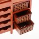 thumbnail image 4 of Muebles De De Escritorio De pequeña sa De Roja, 1/12 Decoración De Modelo De Muebles Realistas CUTICAT Gabinete de casa de muñecas en miniatura, 4 of 7