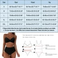 thumbnail image 4 of TOWED22 High Waisted Bikini Sets for Women Two Piece Swimsuit V Neck Twist Front Adjustable Spaghetti Straps Bathing Suit（Black,S）, 4 of 7